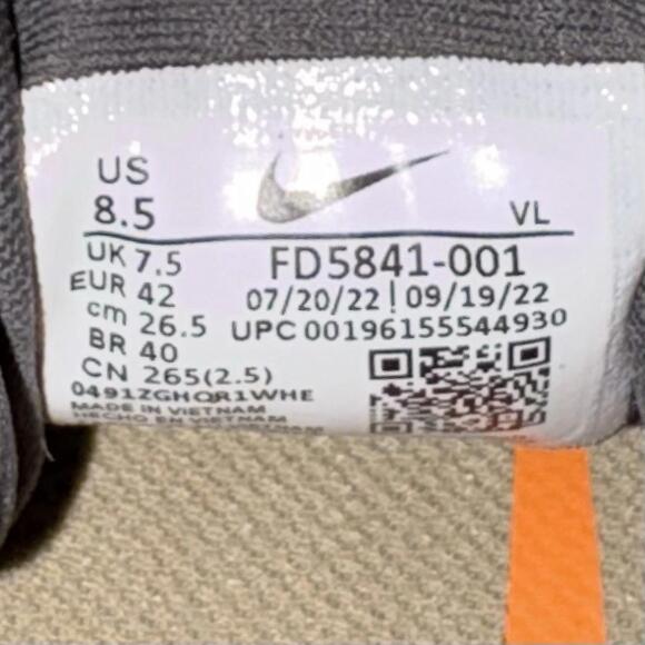 Nike React Pegasus Mid Trail 4 Shoes Anthracite Ale Brown Running Men’s Size 8.5 - Picture 7 of 8